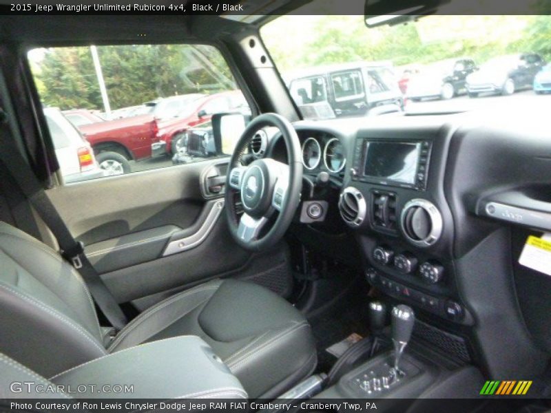Black / Black 2015 Jeep Wrangler Unlimited Rubicon 4x4