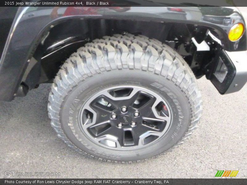 Black / Black 2015 Jeep Wrangler Unlimited Rubicon 4x4