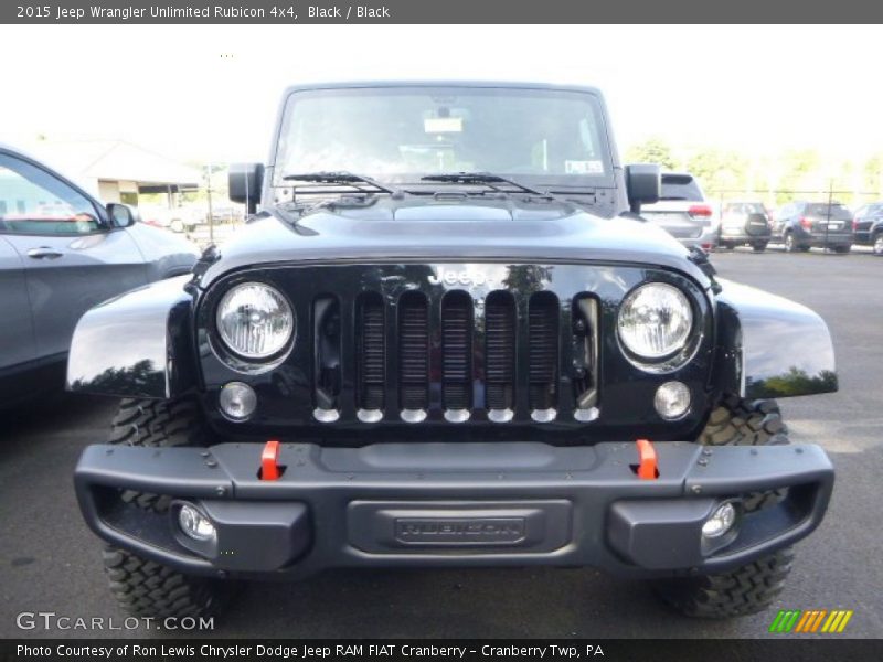 Black / Black 2015 Jeep Wrangler Unlimited Rubicon 4x4