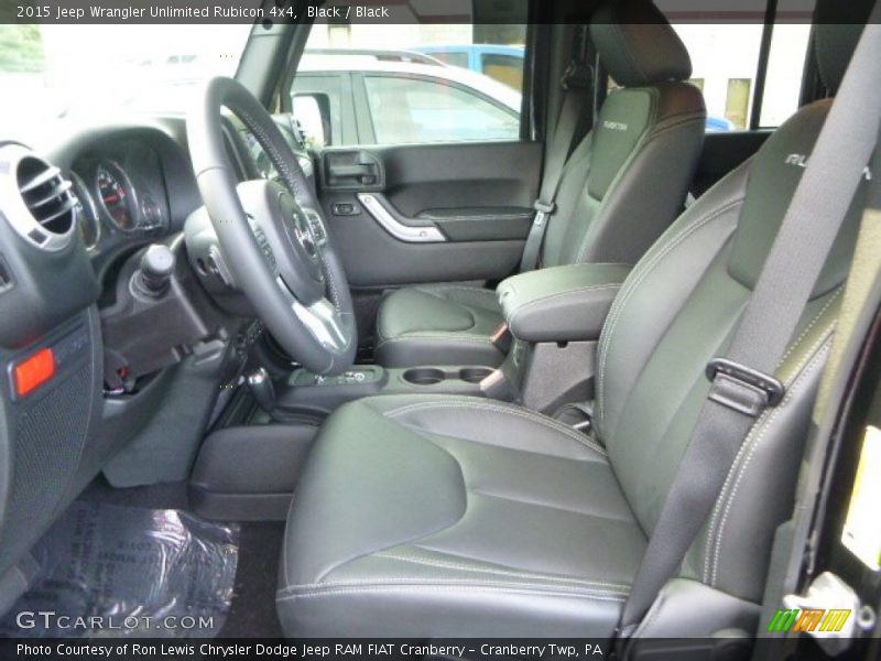 Black / Black 2015 Jeep Wrangler Unlimited Rubicon 4x4