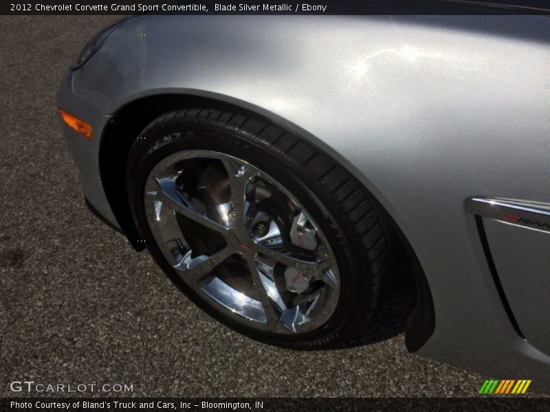 Blade Silver Metallic / Ebony 2012 Chevrolet Corvette Grand Sport Convertible