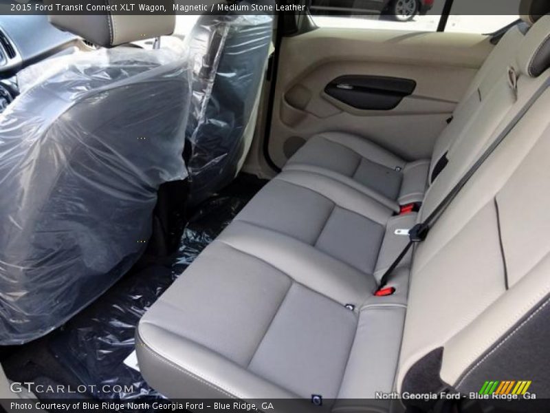 Magnetic / Medium Stone Leather 2015 Ford Transit Connect XLT Wagon