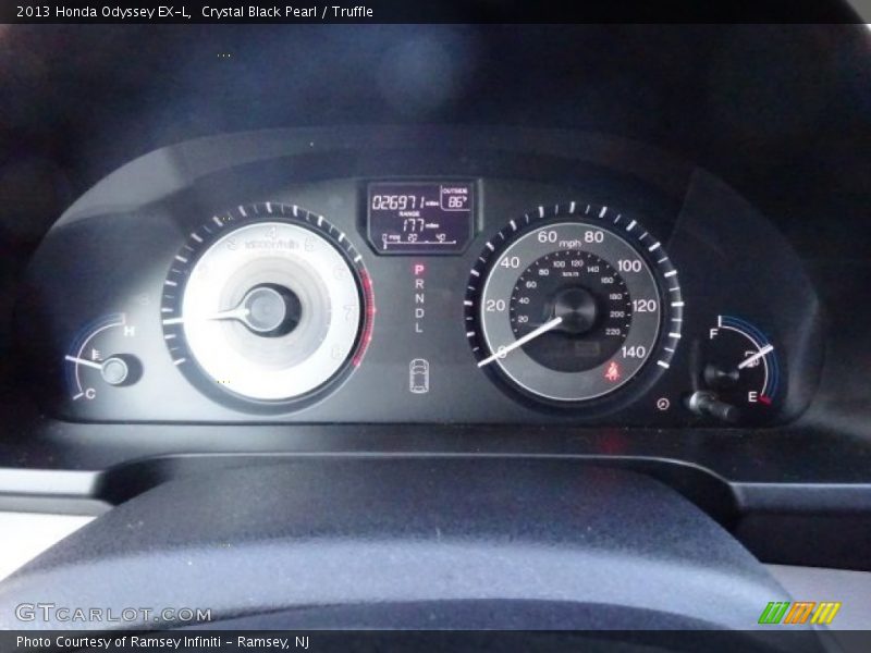 Crystal Black Pearl / Truffle 2013 Honda Odyssey EX-L