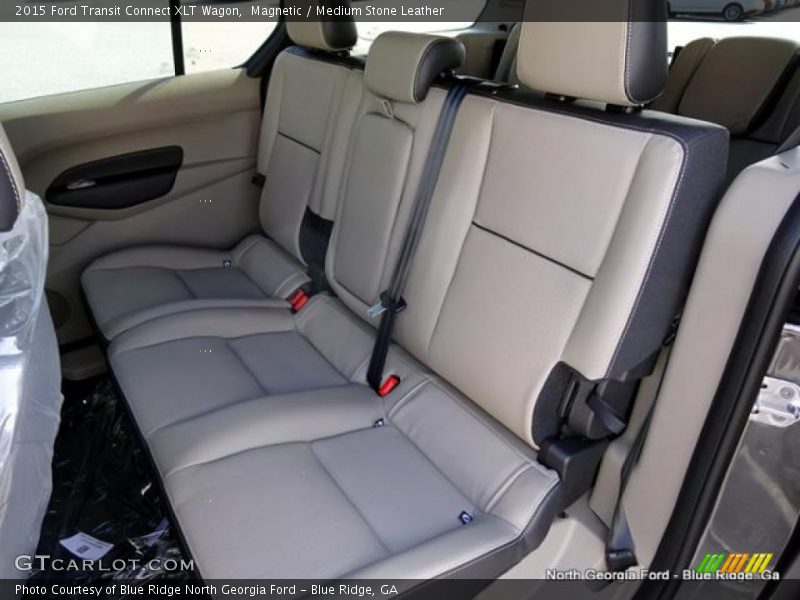 Magnetic / Medium Stone Leather 2015 Ford Transit Connect XLT Wagon