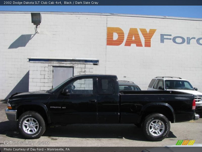 Black / Dark Slate Gray 2002 Dodge Dakota SLT Club Cab 4x4