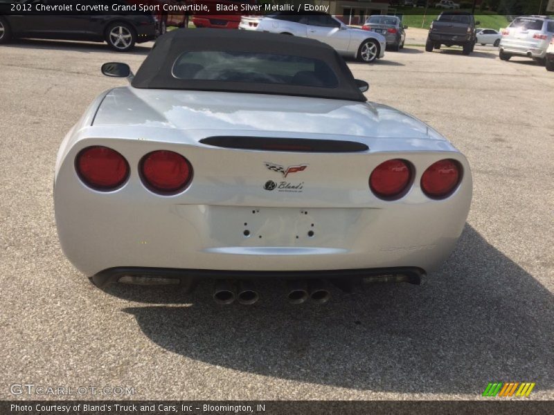 Blade Silver Metallic / Ebony 2012 Chevrolet Corvette Grand Sport Convertible