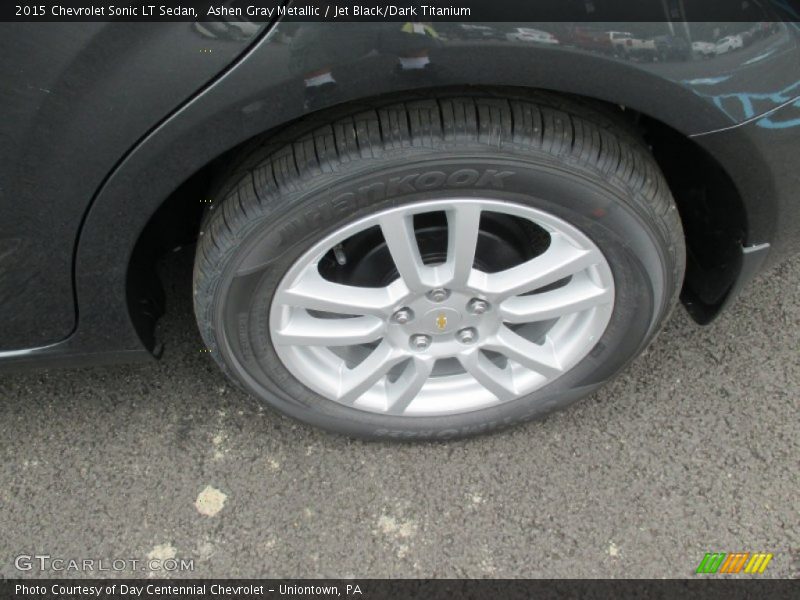 Ashen Gray Metallic / Jet Black/Dark Titanium 2015 Chevrolet Sonic LT Sedan