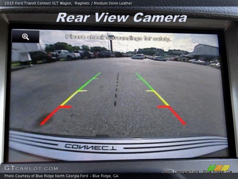 Magnetic / Medium Stone Leather 2015 Ford Transit Connect XLT Wagon