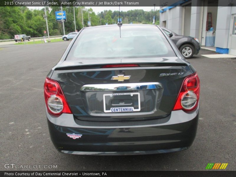 Ashen Gray Metallic / Jet Black/Dark Titanium 2015 Chevrolet Sonic LT Sedan