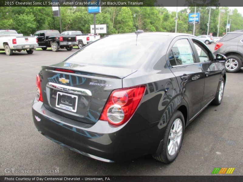 Ashen Gray Metallic / Jet Black/Dark Titanium 2015 Chevrolet Sonic LT Sedan