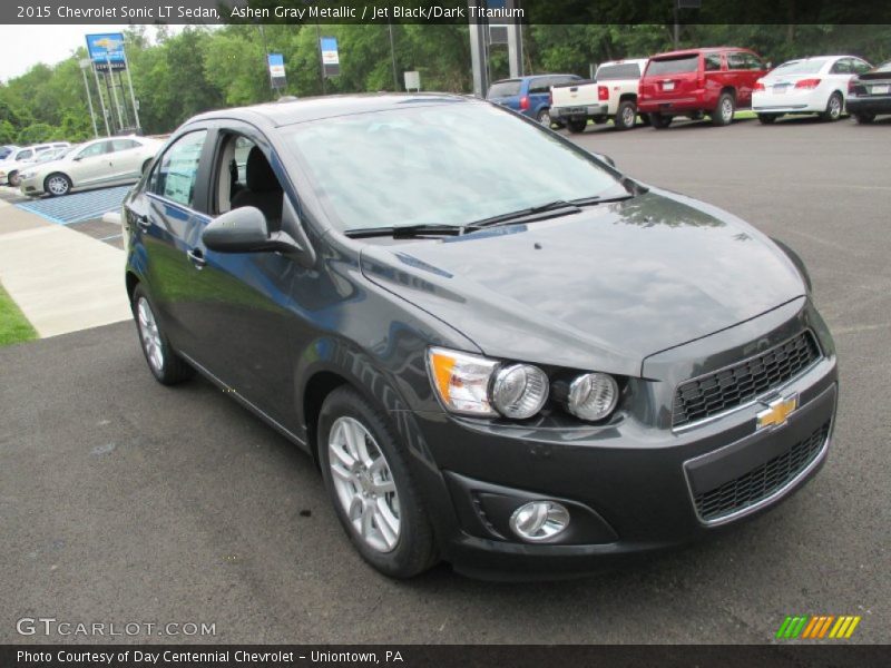 Ashen Gray Metallic / Jet Black/Dark Titanium 2015 Chevrolet Sonic LT Sedan