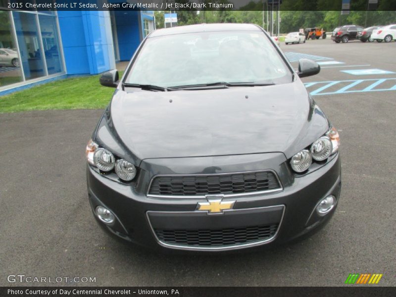 Ashen Gray Metallic / Jet Black/Dark Titanium 2015 Chevrolet Sonic LT Sedan