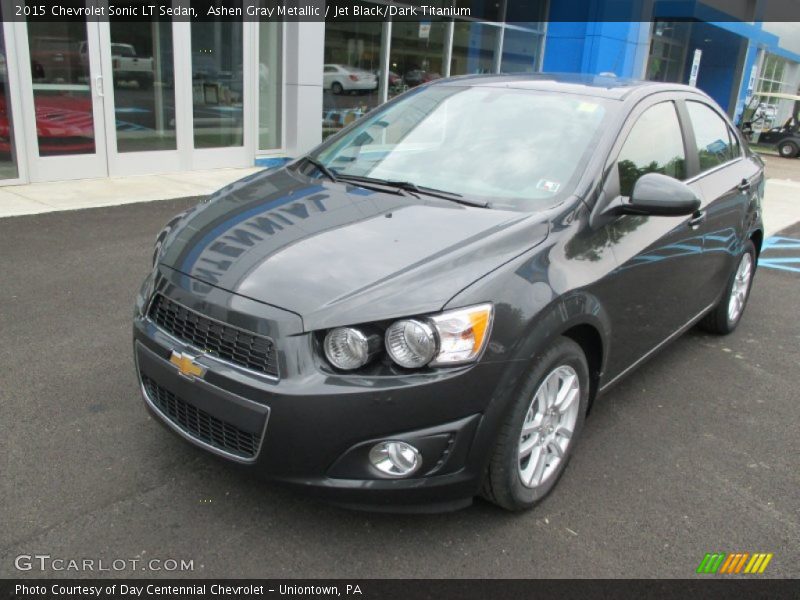 Ashen Gray Metallic / Jet Black/Dark Titanium 2015 Chevrolet Sonic LT Sedan