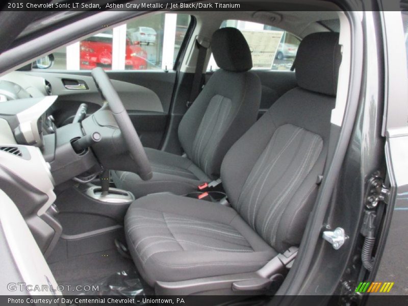 Ashen Gray Metallic / Jet Black/Dark Titanium 2015 Chevrolet Sonic LT Sedan