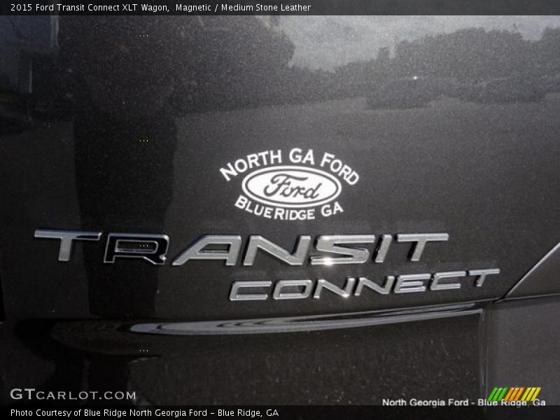 Magnetic / Medium Stone Leather 2015 Ford Transit Connect XLT Wagon
