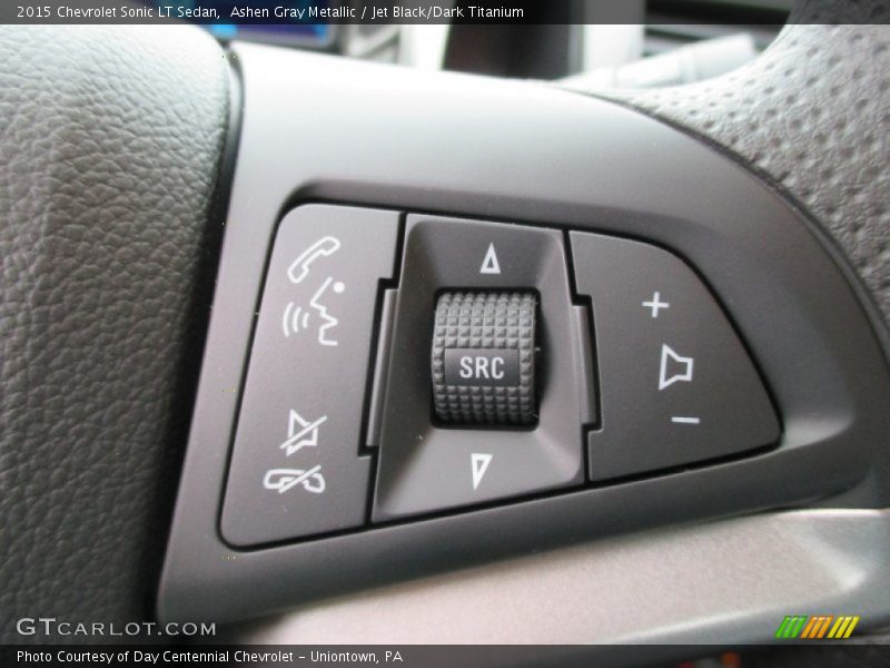 Ashen Gray Metallic / Jet Black/Dark Titanium 2015 Chevrolet Sonic LT Sedan