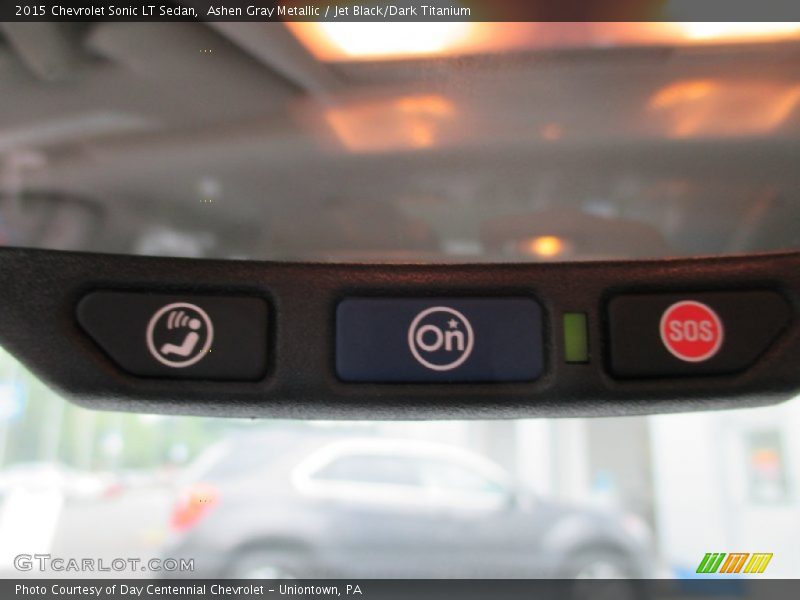 Ashen Gray Metallic / Jet Black/Dark Titanium 2015 Chevrolet Sonic LT Sedan