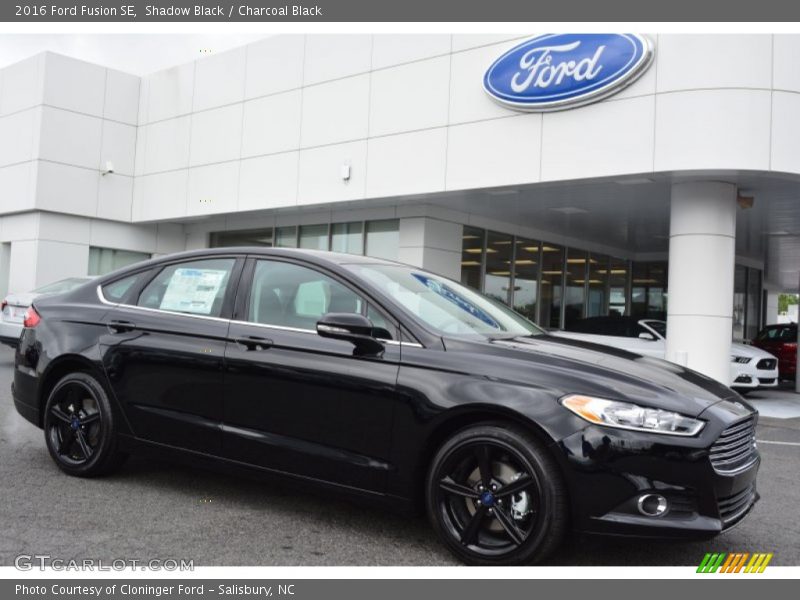 Shadow Black / Charcoal Black 2016 Ford Fusion SE