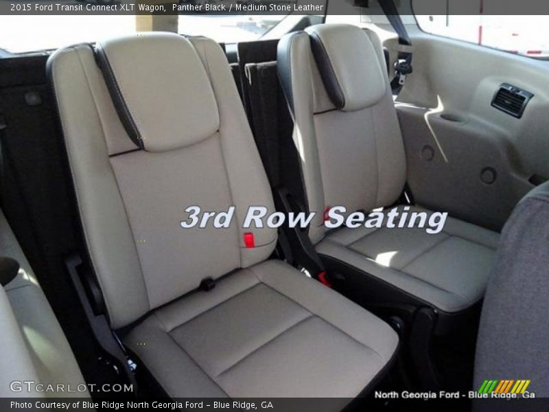 Panther Black / Medium Stone Leather 2015 Ford Transit Connect XLT Wagon