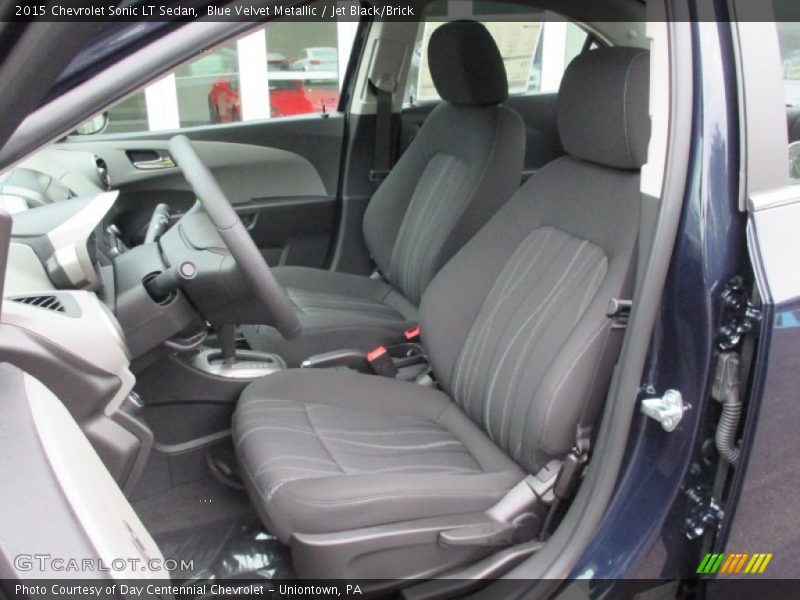 Blue Velvet Metallic / Jet Black/Brick 2015 Chevrolet Sonic LT Sedan