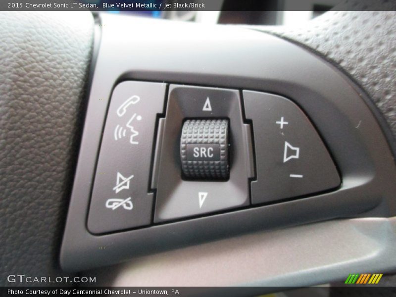 Blue Velvet Metallic / Jet Black/Brick 2015 Chevrolet Sonic LT Sedan