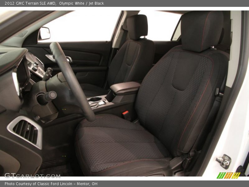 Olympic White / Jet Black 2012 GMC Terrain SLE AWD