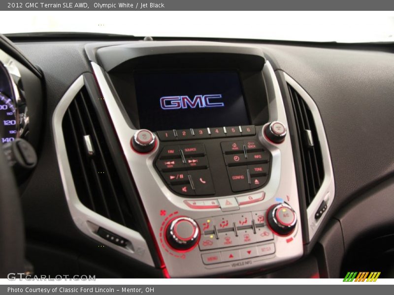 Olympic White / Jet Black 2012 GMC Terrain SLE AWD