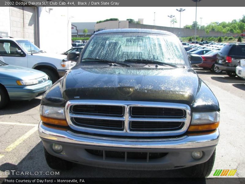 Black / Dark Slate Gray 2002 Dodge Dakota SLT Club Cab 4x4