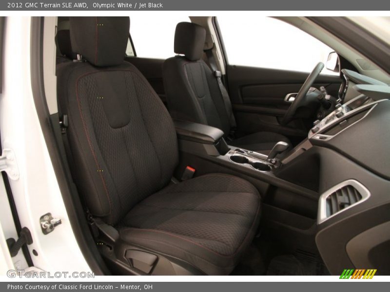 Olympic White / Jet Black 2012 GMC Terrain SLE AWD