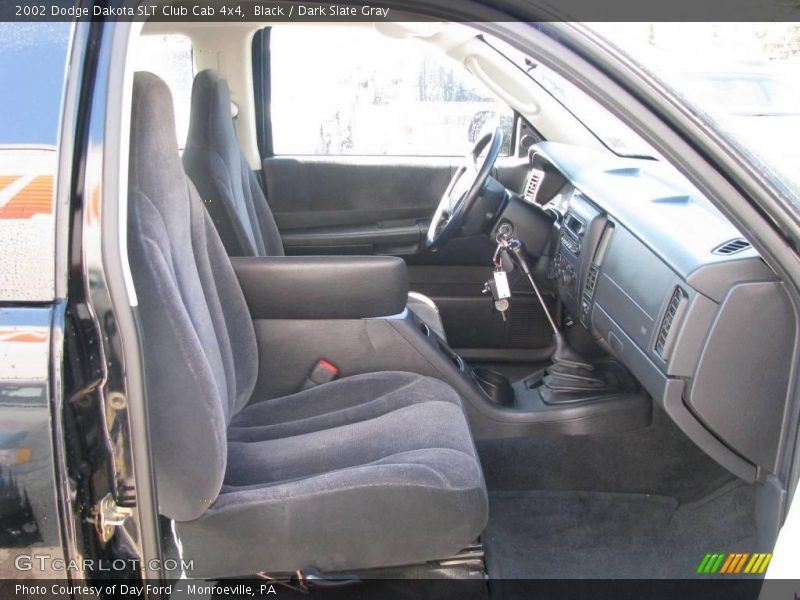 Black / Dark Slate Gray 2002 Dodge Dakota SLT Club Cab 4x4