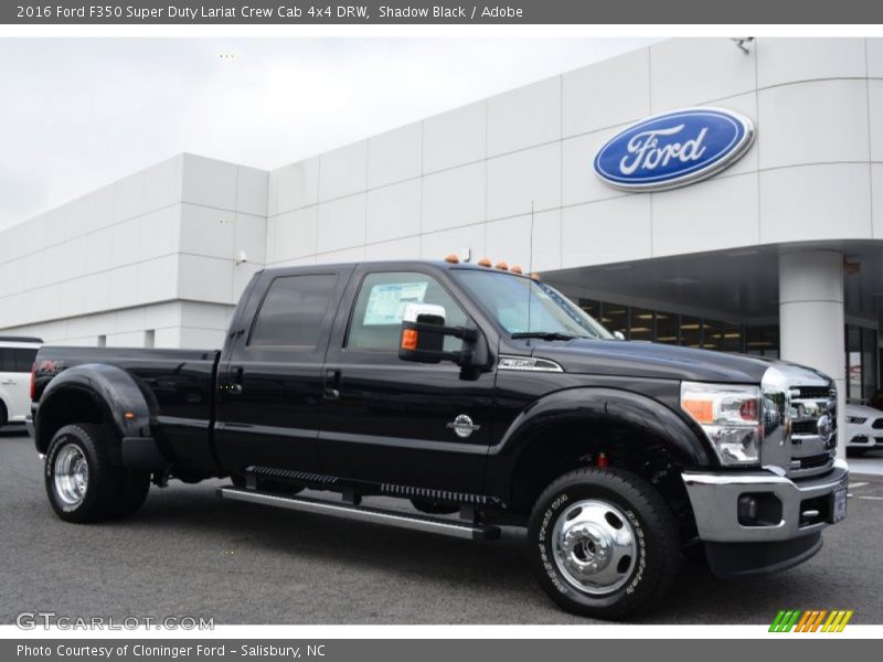  2016 F350 Super Duty Lariat Crew Cab 4x4 DRW Shadow Black