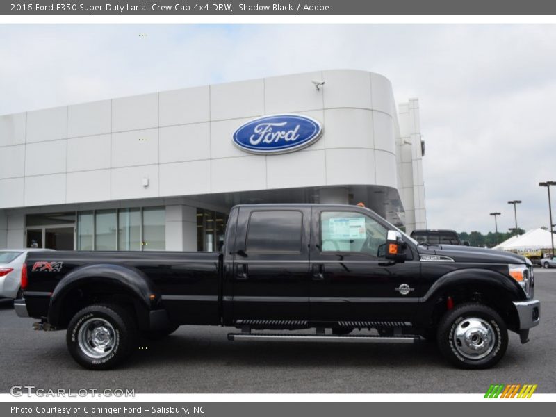  2016 F350 Super Duty Lariat Crew Cab 4x4 DRW Shadow Black