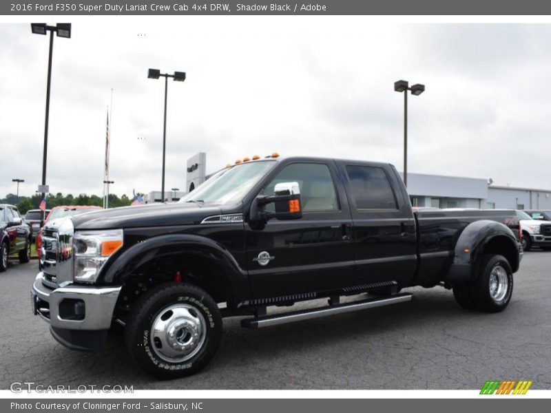 Shadow Black / Adobe 2016 Ford F350 Super Duty Lariat Crew Cab 4x4 DRW