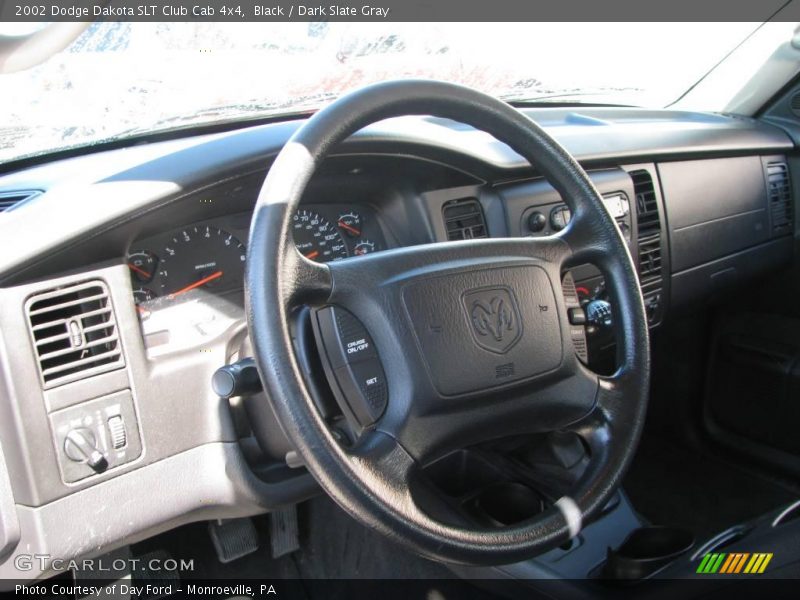 Black / Dark Slate Gray 2002 Dodge Dakota SLT Club Cab 4x4