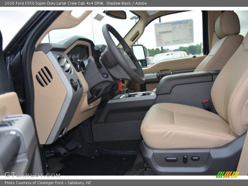 Shadow Black / Adobe 2016 Ford F350 Super Duty Lariat Crew Cab 4x4 DRW