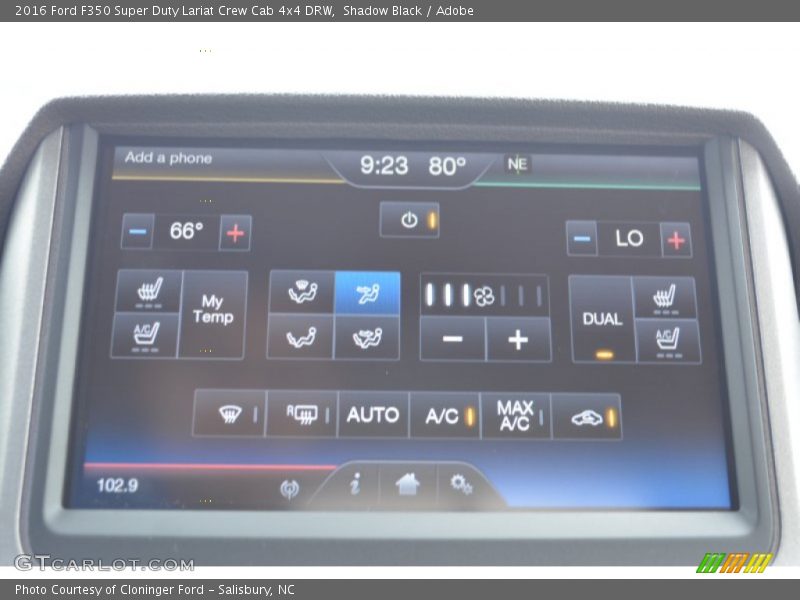 Shadow Black / Adobe 2016 Ford F350 Super Duty Lariat Crew Cab 4x4 DRW