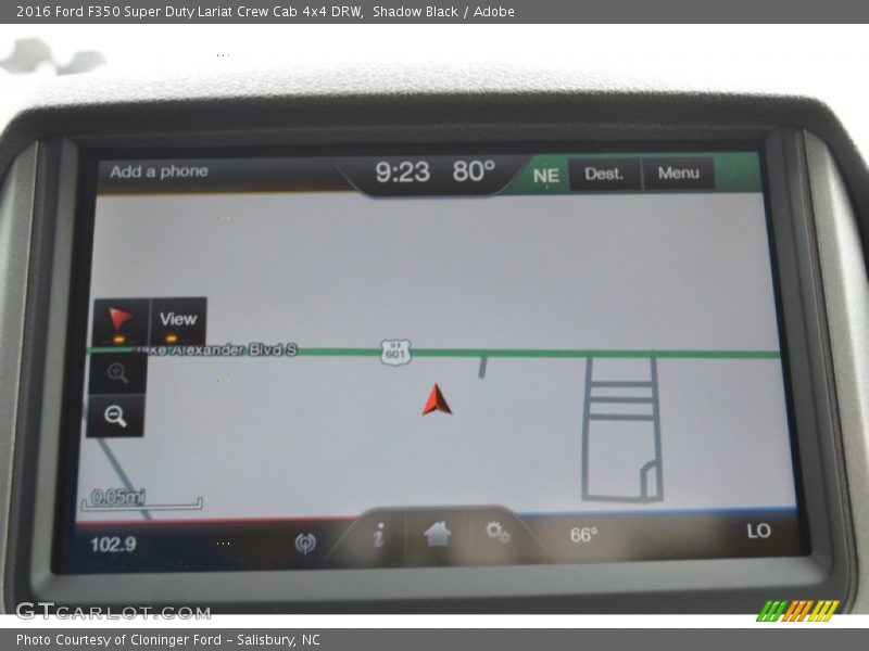 Navigation of 2016 F350 Super Duty Lariat Crew Cab 4x4 DRW