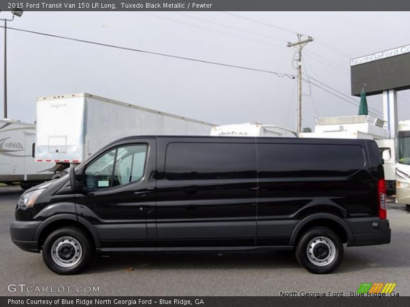 Tuxedo Black Metallic / Pewter 2015 Ford Transit Van 150 LR Long