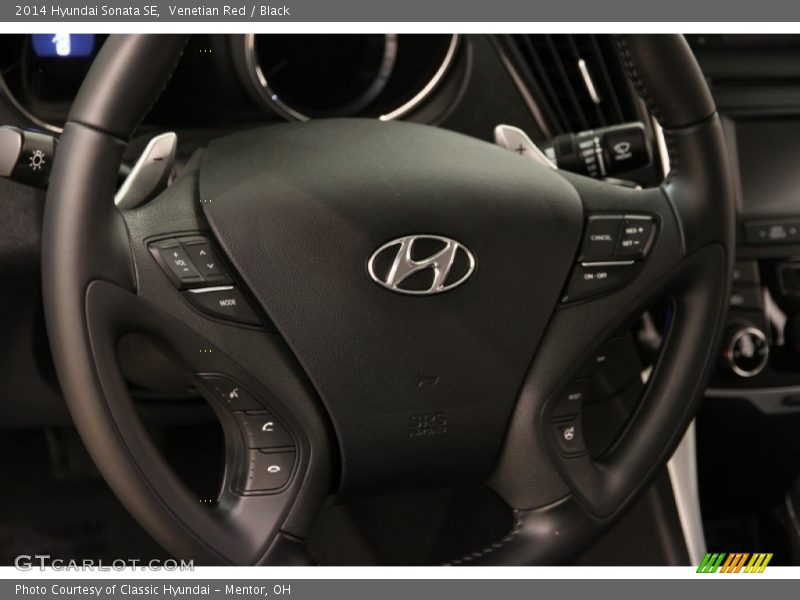 Venetian Red / Black 2014 Hyundai Sonata SE