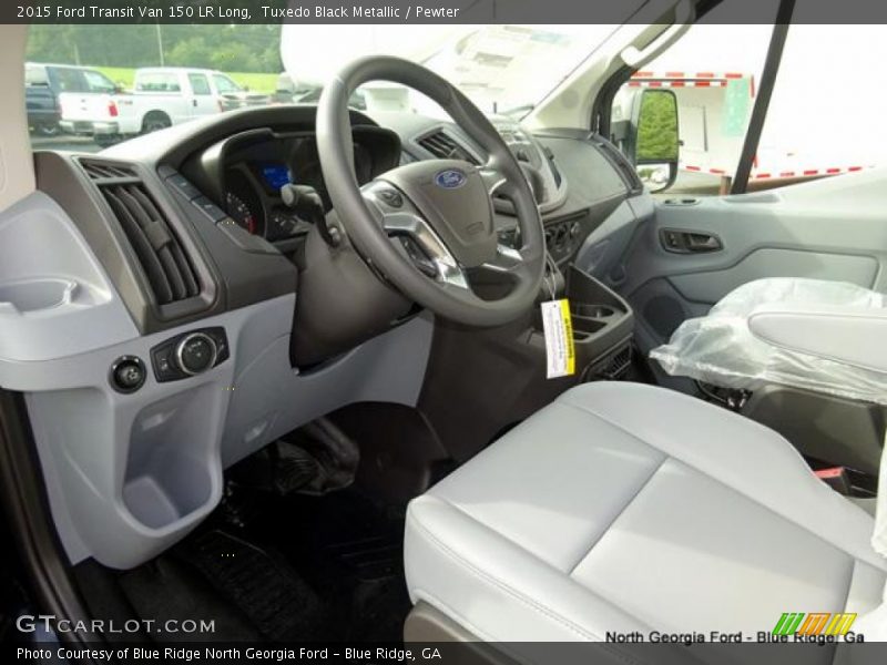 Tuxedo Black Metallic / Pewter 2015 Ford Transit Van 150 LR Long