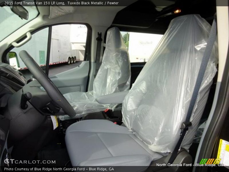 Tuxedo Black Metallic / Pewter 2015 Ford Transit Van 150 LR Long
