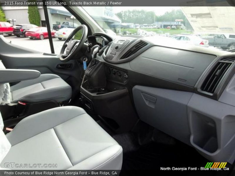 Tuxedo Black Metallic / Pewter 2015 Ford Transit Van 150 LR Long