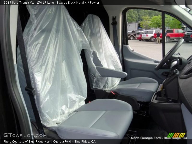 Tuxedo Black Metallic / Pewter 2015 Ford Transit Van 150 LR Long
