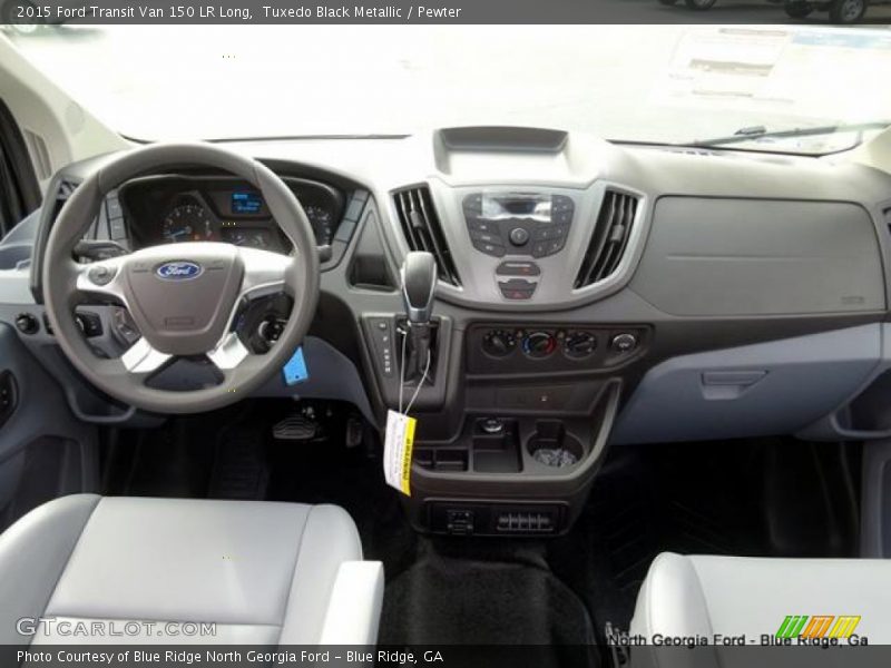 Tuxedo Black Metallic / Pewter 2015 Ford Transit Van 150 LR Long