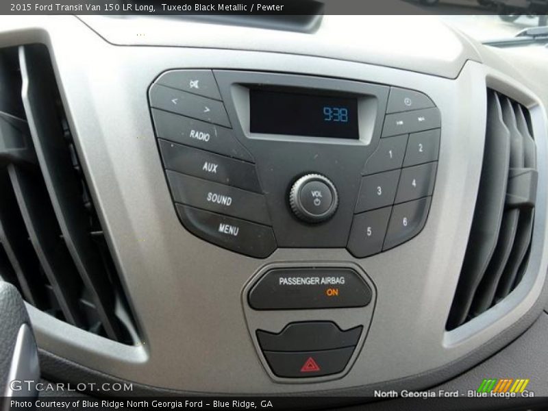 Tuxedo Black Metallic / Pewter 2015 Ford Transit Van 150 LR Long