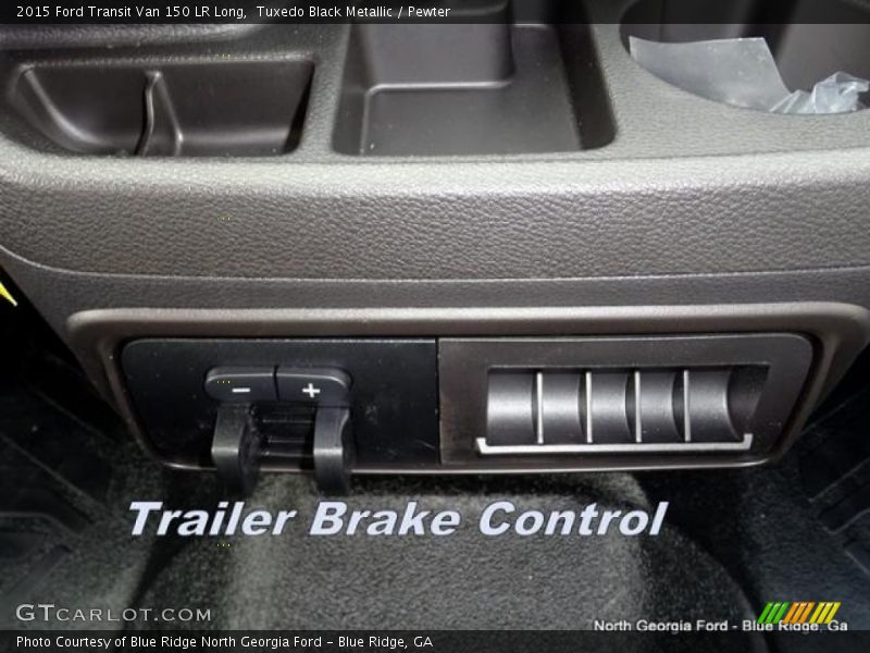Tuxedo Black Metallic / Pewter 2015 Ford Transit Van 150 LR Long
