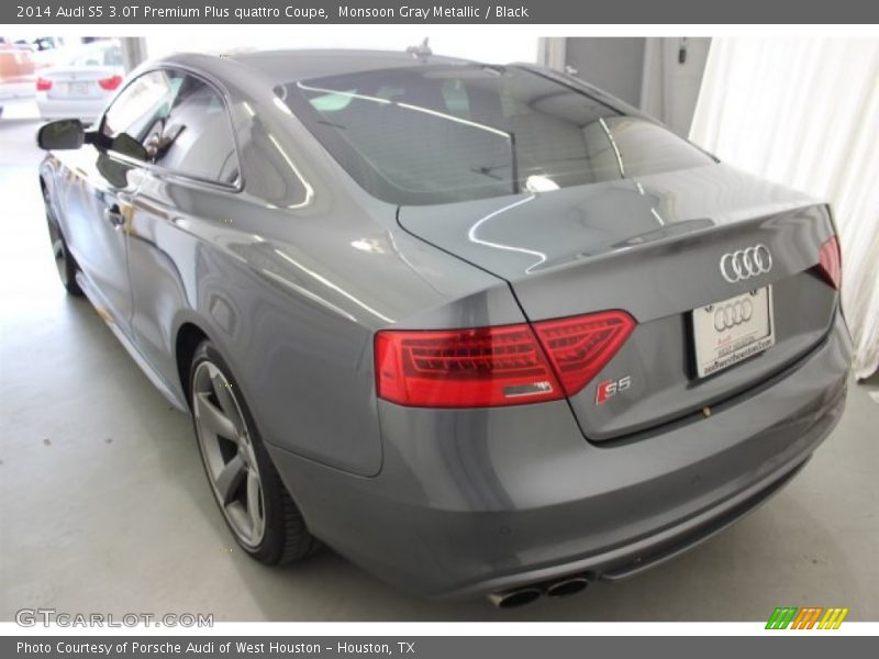 Monsoon Gray Metallic / Black 2014 Audi S5 3.0T Premium Plus quattro Coupe