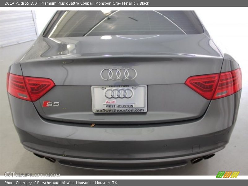 Monsoon Gray Metallic / Black 2014 Audi S5 3.0T Premium Plus quattro Coupe