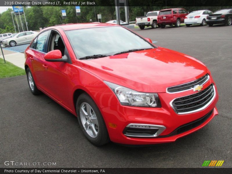Red Hot / Jet Black 2016 Chevrolet Cruze Limited LT