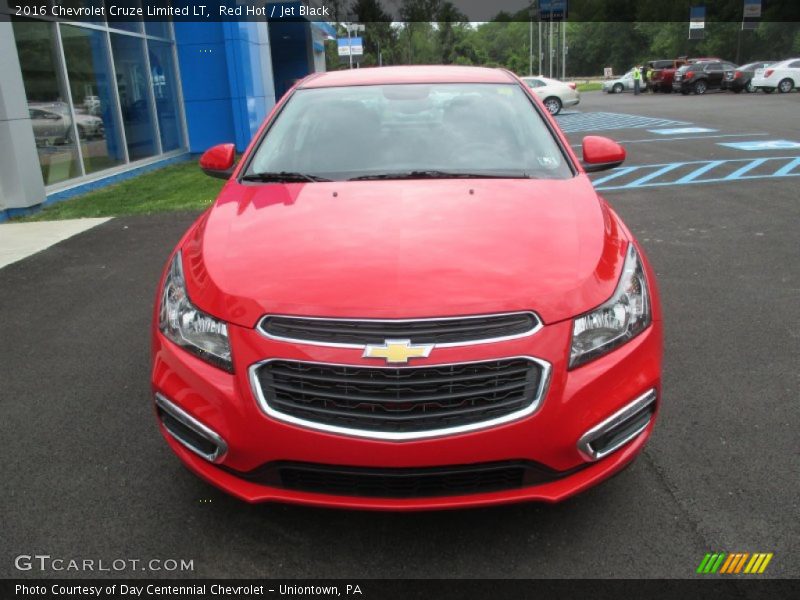 Red Hot / Jet Black 2016 Chevrolet Cruze Limited LT
